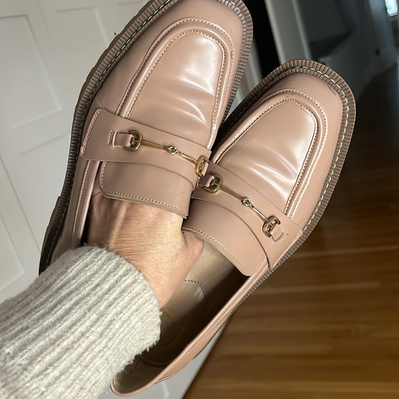 🛍️Sam Edelman Laurs Lug Sole Chunky Loafer Beige Maple Sugar Size 11 - Picture 2 of 12